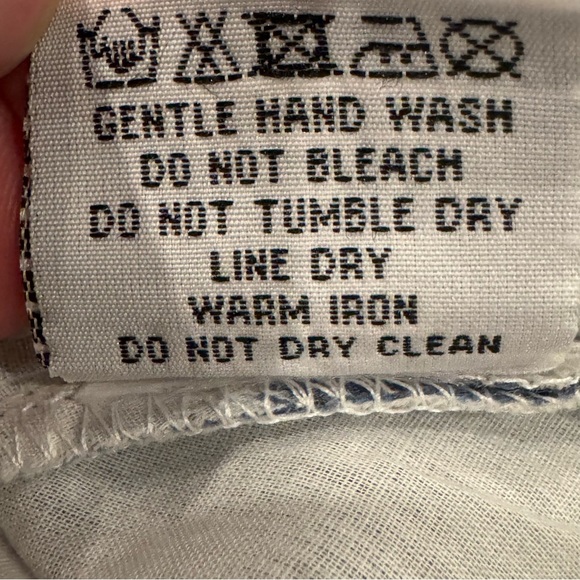 Juliet Dunn Long Swing Dress Midnight Small Flower Block Print Size Large NWOT - Picture 9 of 11